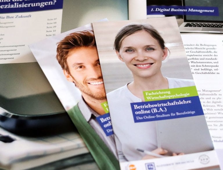 Grafik-Design Werbemittel Referenz Allensbach Hochschule Konstanz