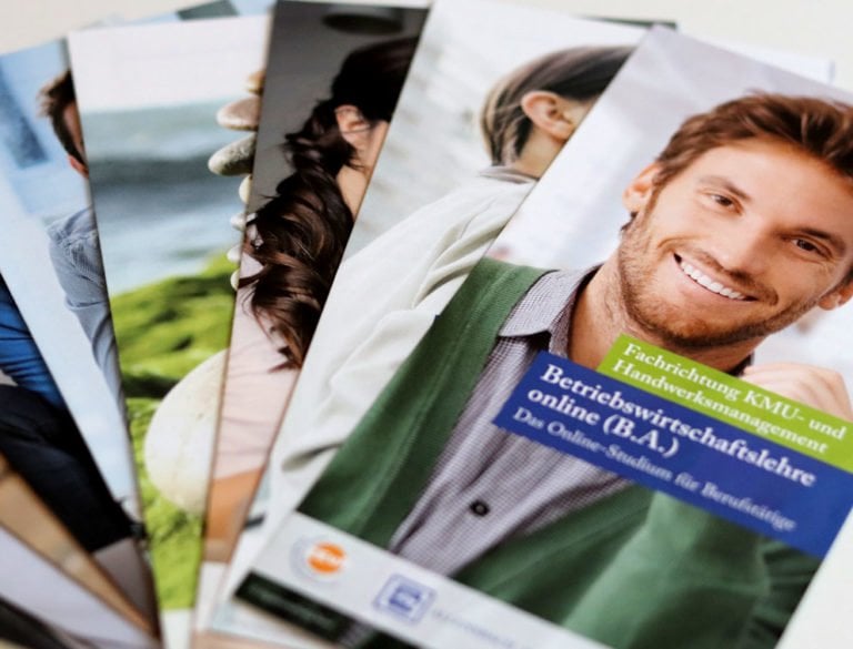 Grafik-Design Werbemittel Referenz Allensbach Hochschule Konstanz
