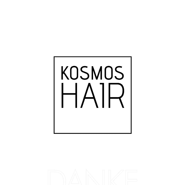 Kunden und Branchen Logo designplus "Kosmoshair Friseursalon"