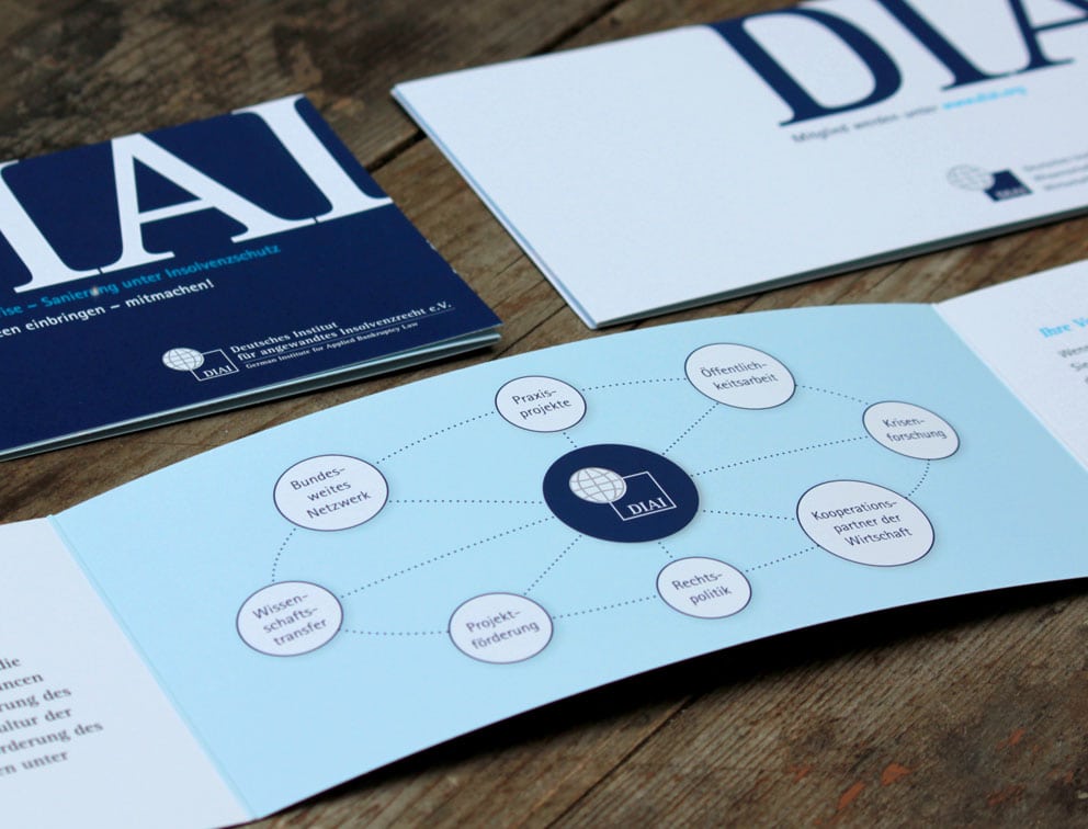 Print Grafik-Design Referenz DIAI Geschäftsausstattung Köln