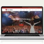 Webdesign designplus Köln Referenz - Responsive Website für Frau Höpker Mitsingkonzerte