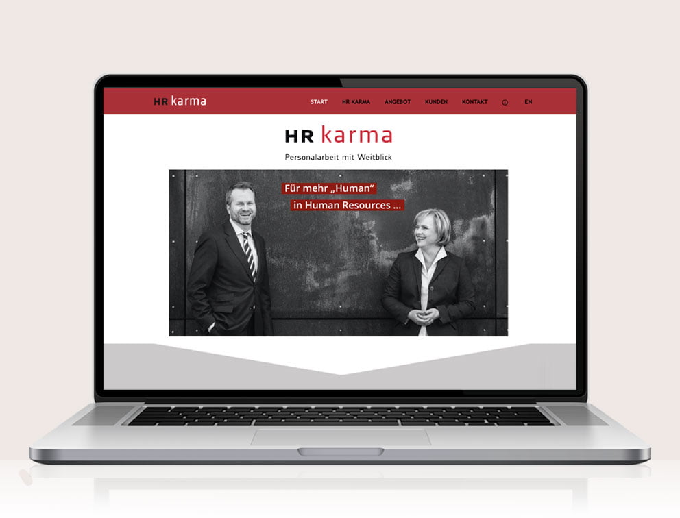 Responsive Website für HR Karma GmbH Köln