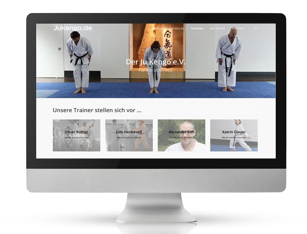 Responsive Website für den Ju Kengo e.V. Köln