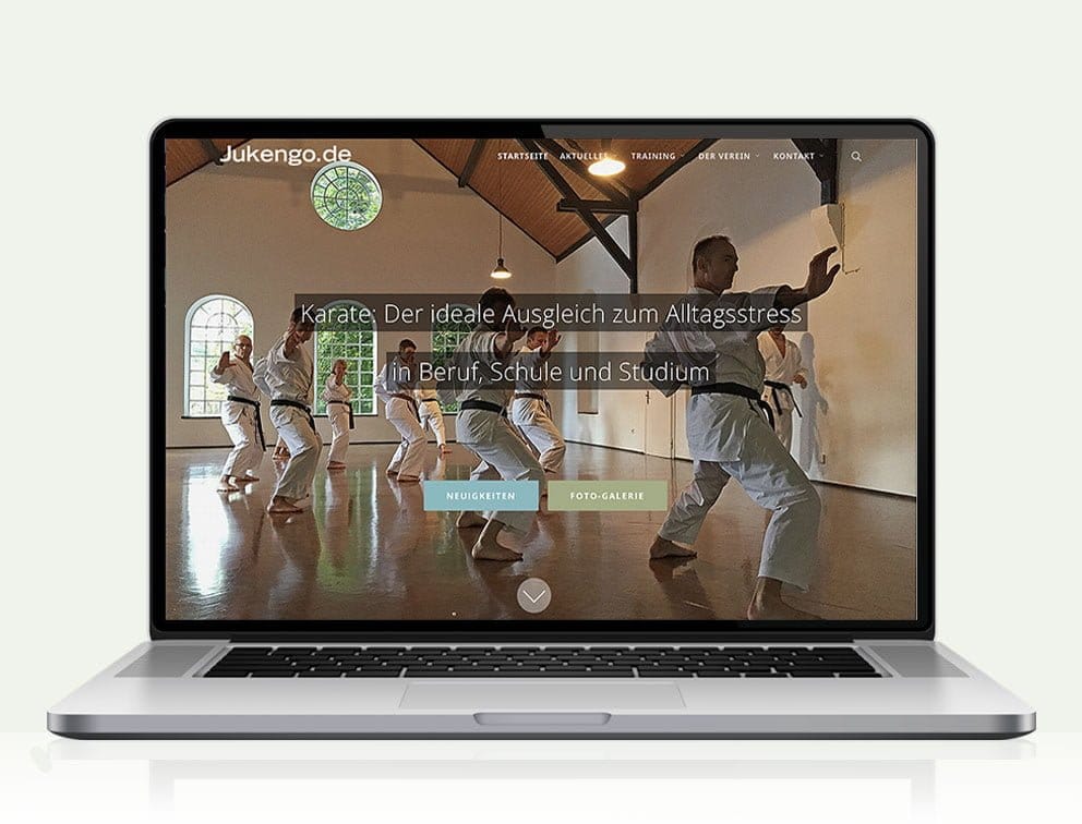 Responsive Website für den Ju Kengo e.V. Köln