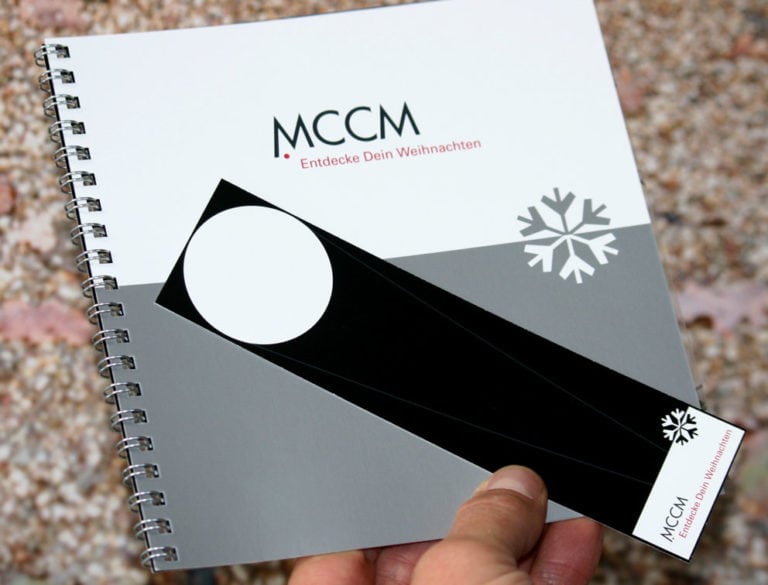 Design-Werbemittel - Grafik-Design Print Referenz Weihnachtskarte Werbemittel