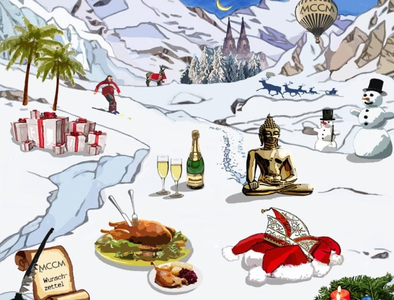 Design-Werbemittel - Grafik-Design Print Referenz Illustration Weihnachtskarte Werbemittel