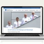 Webdesign designplus Köln Referenz - Responsive Website für das MVZ für Onkologie und Hämatologie in Köln