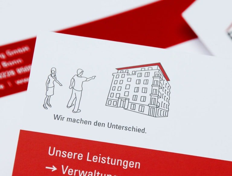 Print Grafik-Design Referenz Immobilienverwaltung Bonn