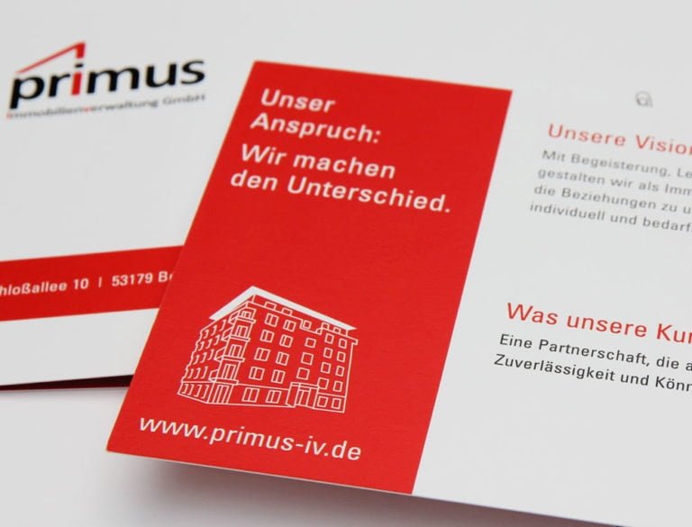 Print Grafik-Design Referenz Immobilienverwaltung Bonn