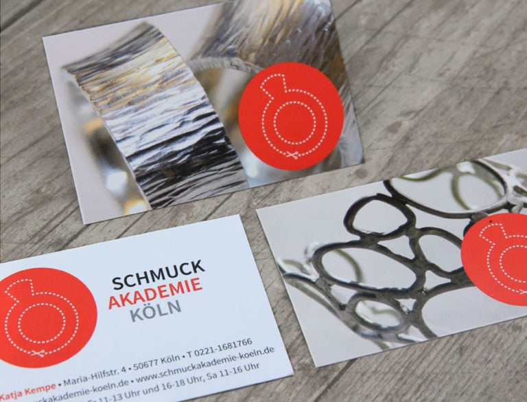 Grafik-Design Referenz Schmuckakademie Köln Katja Kempe