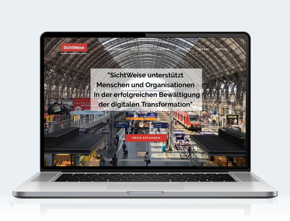 Responsive Website für Sichtweise – Horst Pütz