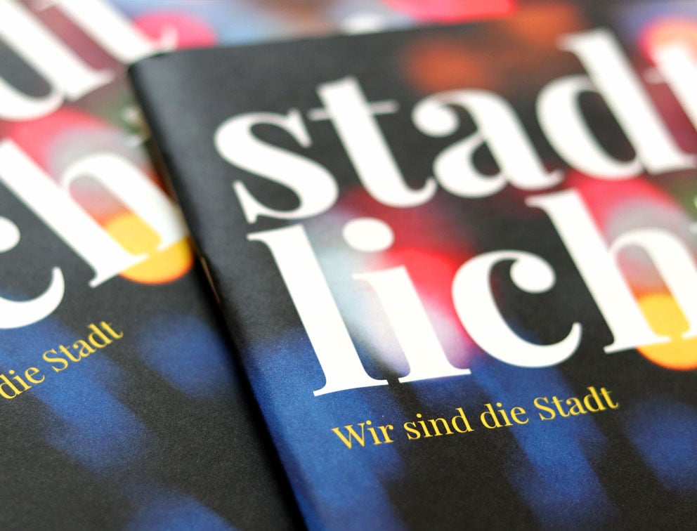 Print Grafik-Design Referenz Stadlichter Mitarbeitermagazin Köln