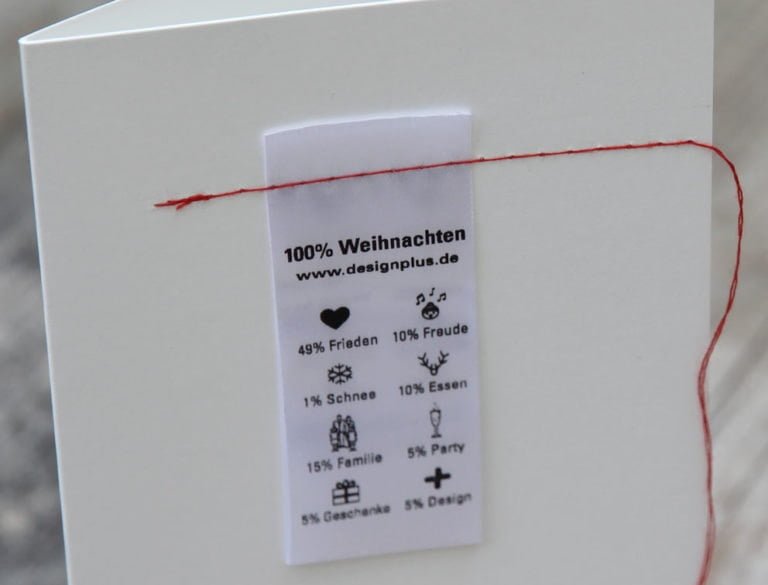 Design-Werbemittel - Grafik-Design Print Referenz Weihnachtskarte Werbemittel