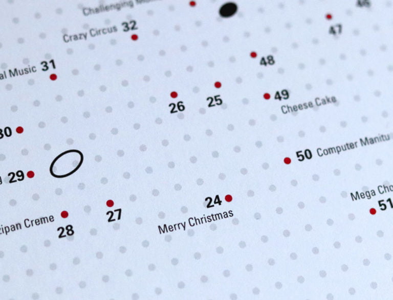 Design-Werbemittel - Grafik-Design Print Referenz Weihnachtskarte Werbemittel