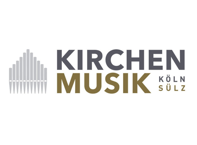 Logodesign Kirchenmusik. Webdesign Referenzprojekt designplus, Köln für den Förderverein Kirchenmusik in Sülz