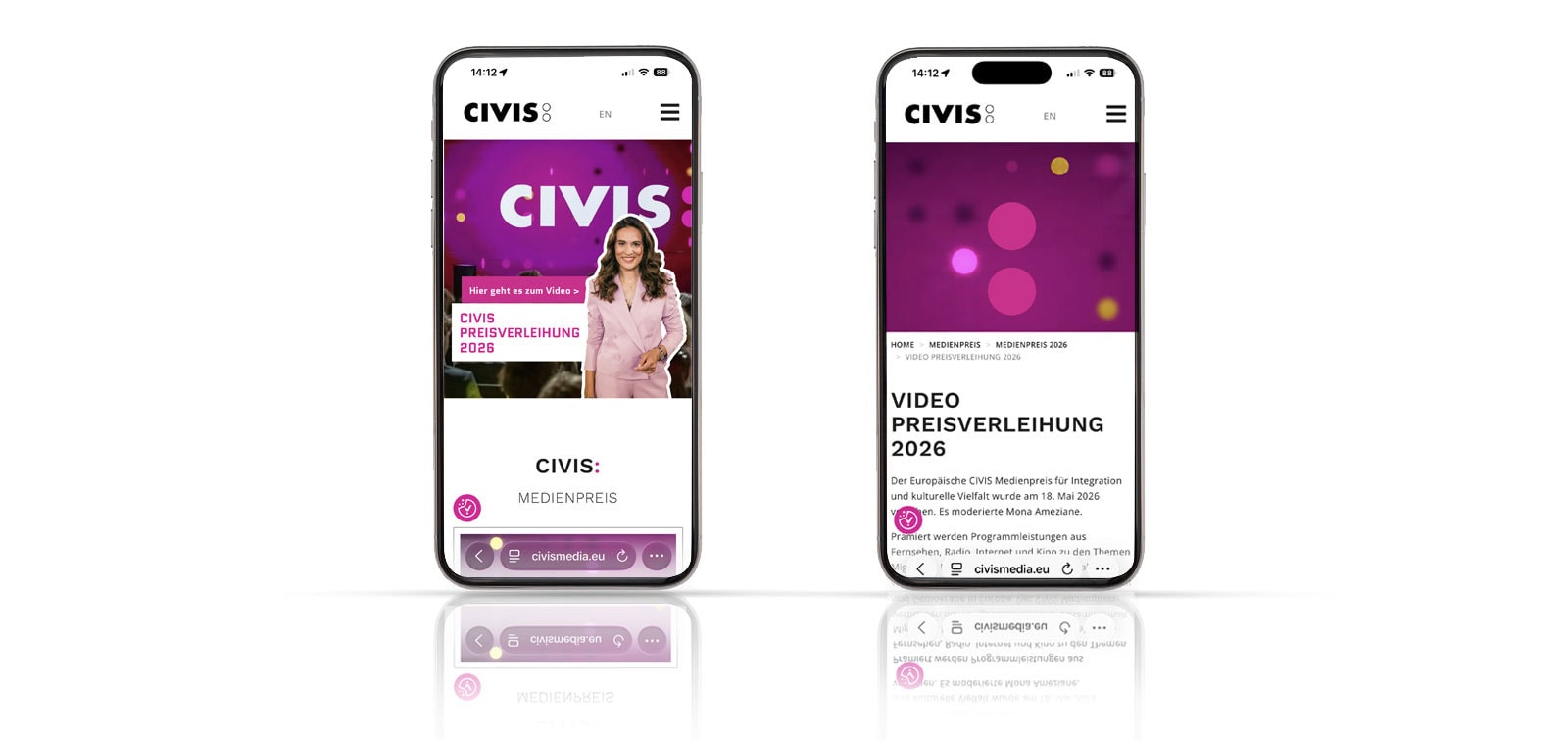 CIVIS Media Köln designplus Webreferenz