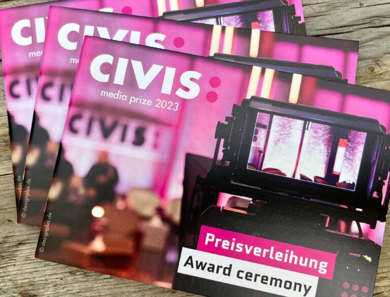 Grafikdesign Referenzprojekt designplus, Köln für CIVIS Medienstiftung