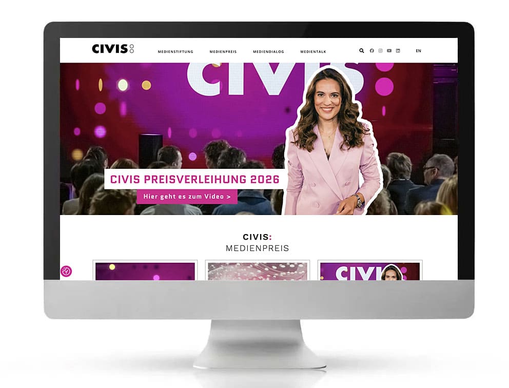 CIVIS Media Köln designplus Webreferenz
