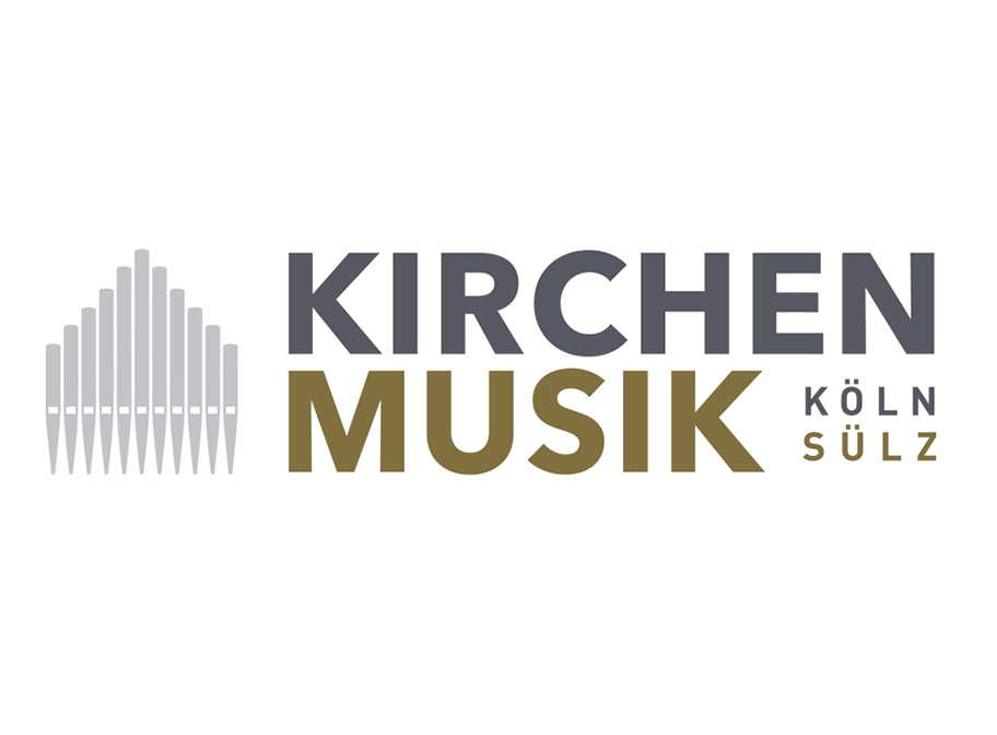 Logodesign Referenzprojekt designplus, Köln für den Förderverein Kirchenmusik in Sülz