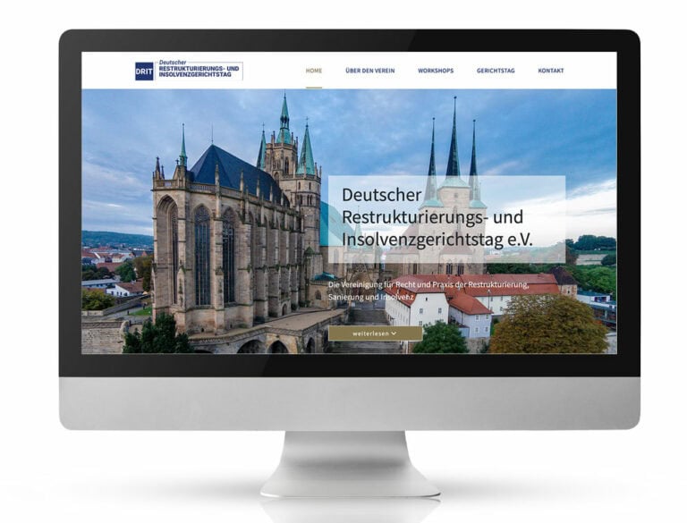 Webdesign Referenzprojekt designplus, Köln für den Insolvenzgerichtstag