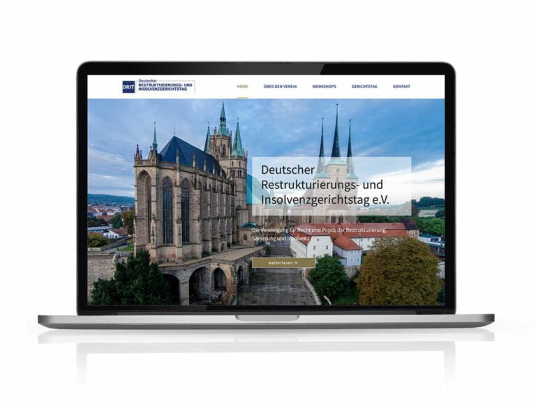 Webdesign Referenzprojekt designplus, Köln für den Deutschen Insovenzgerichtstag