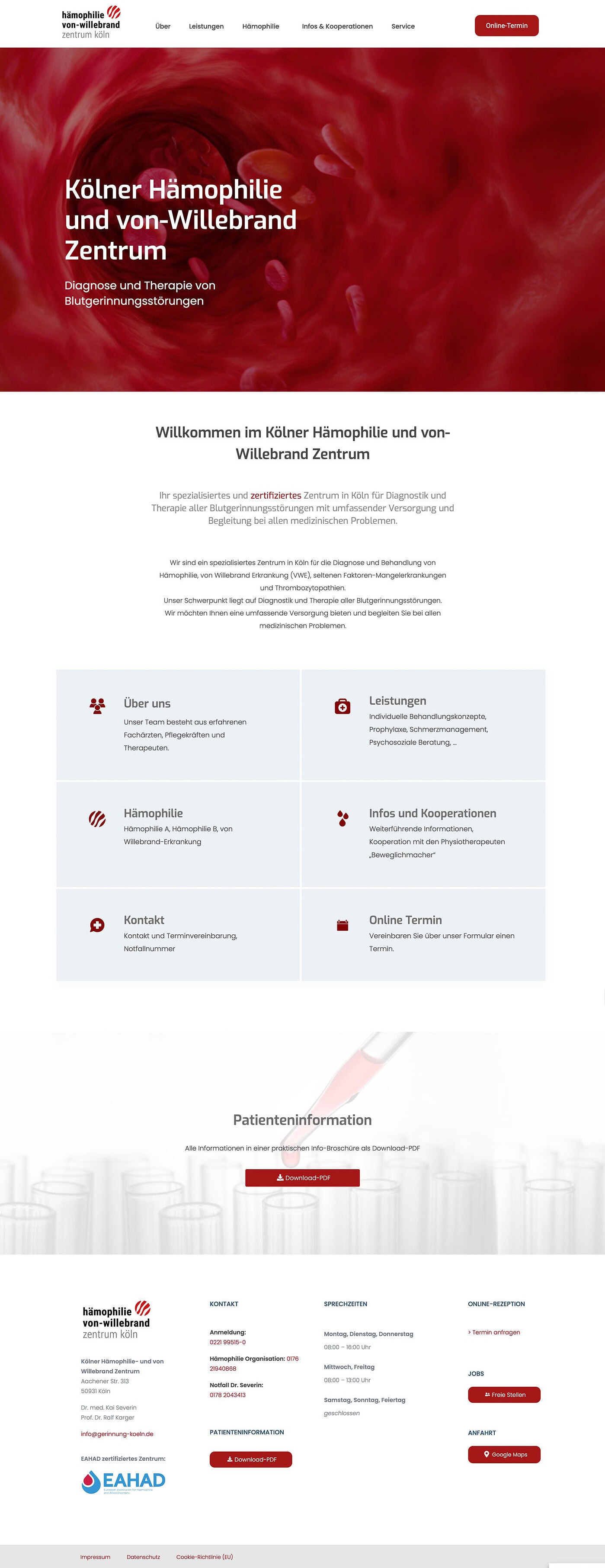 Gerinnung Köln designplus Printreferenz