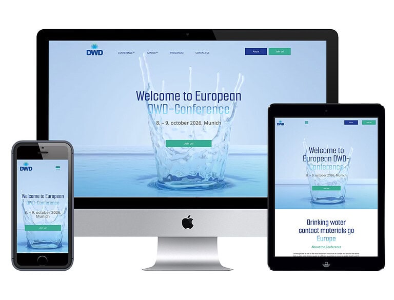 DWD Conference – designplus Websitereferenz