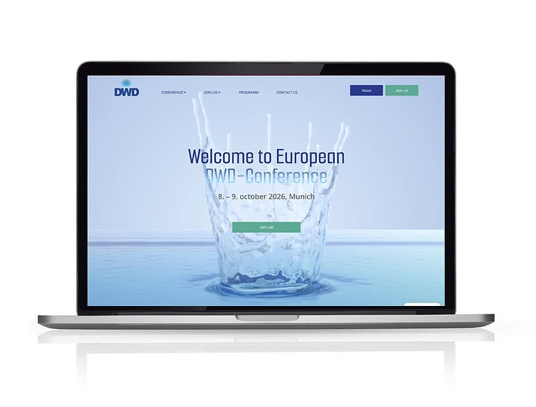DWD Conference – designplus Websitereferenz